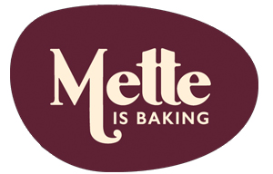 Mette is baking